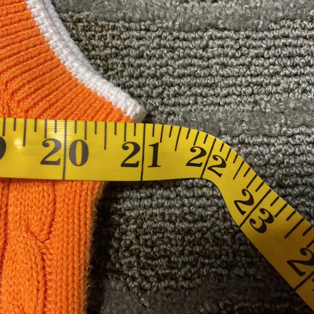 Joe College University of Tennessee Volunteers UT Sweater Vest Cable Knit Mens M - Picture 6 of 6